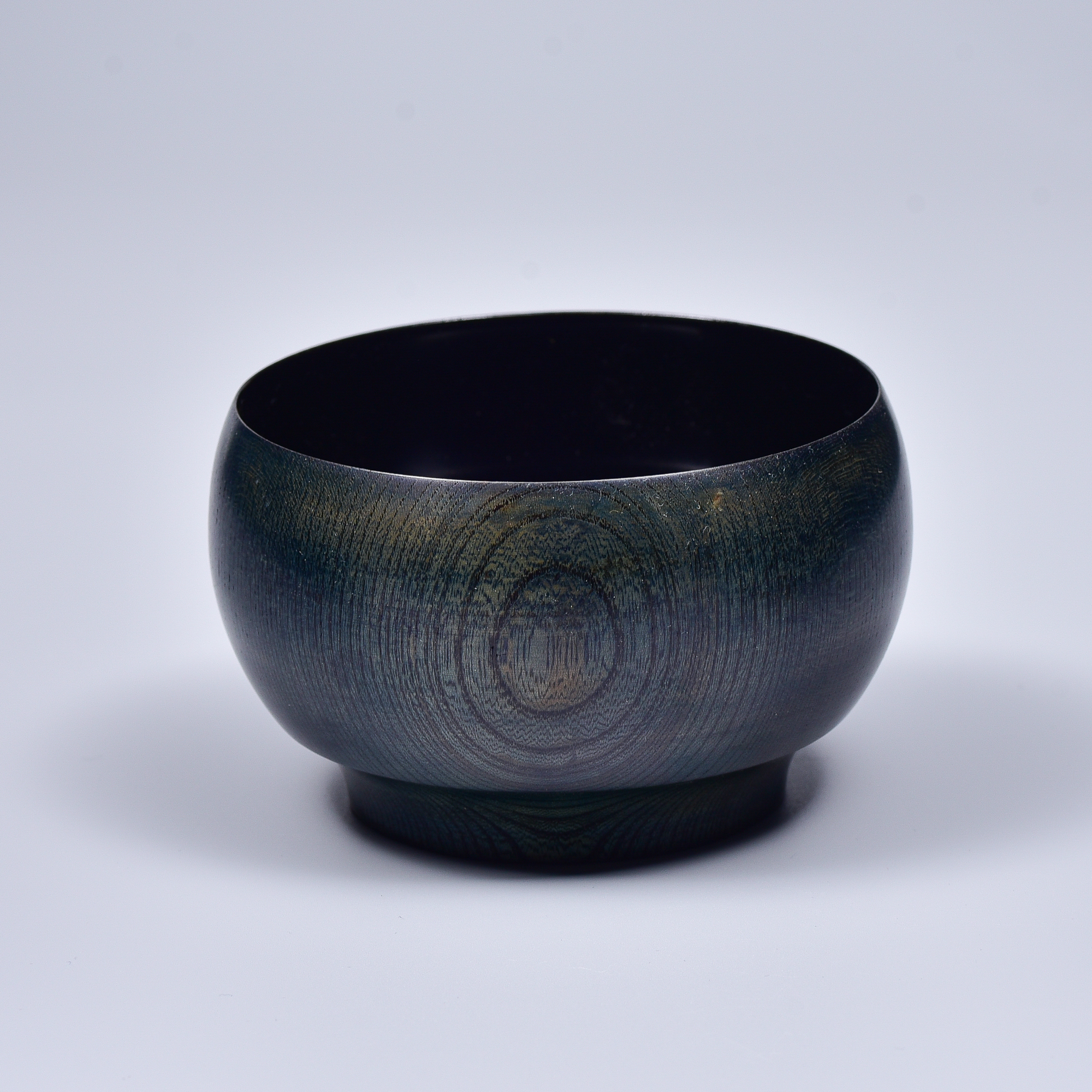 藍漆椀（丸／ウチ黒）